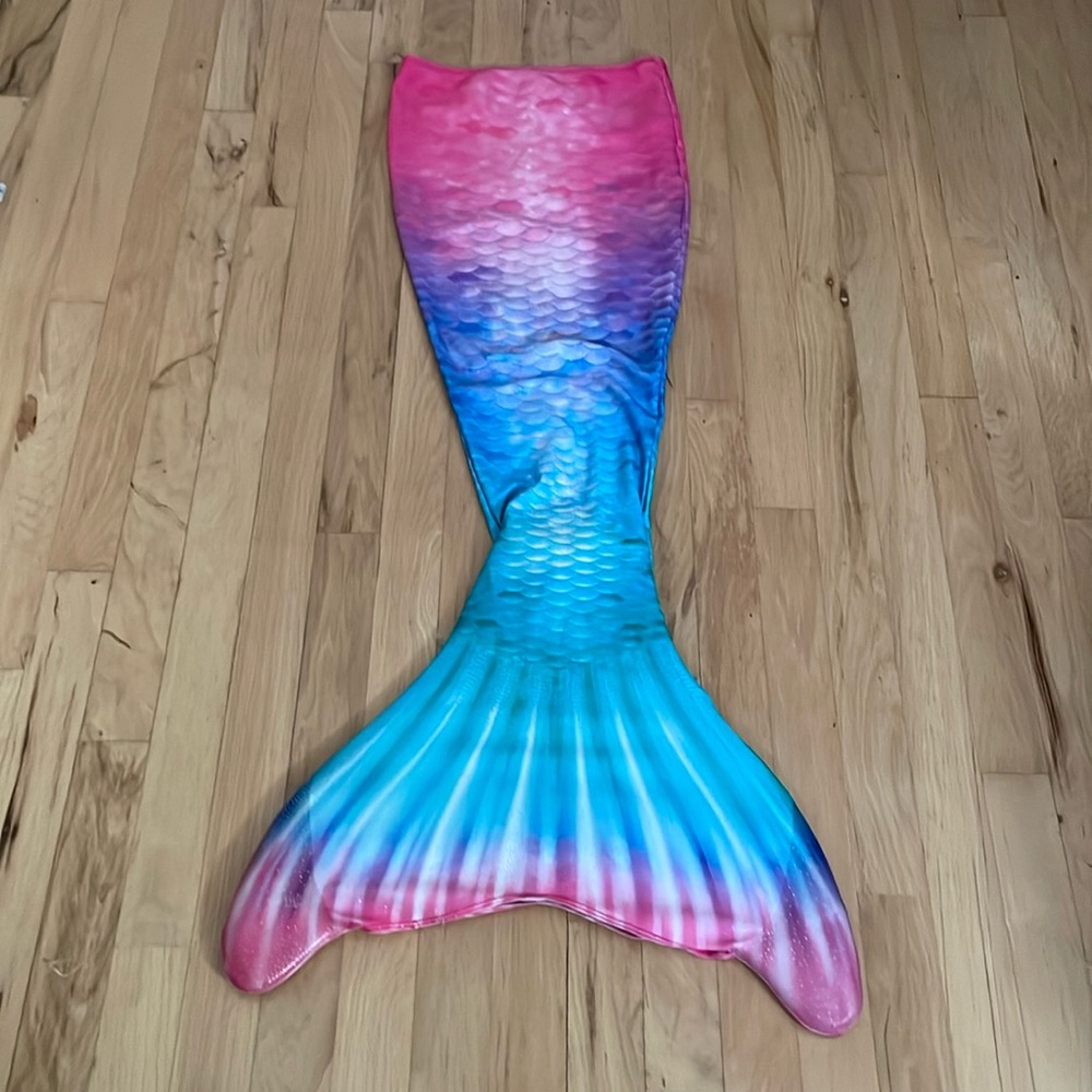 Worn Fin Fun Limited Edition Mermaid Tail With Monofin